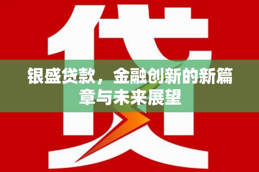 平顶山银盛贷款，金融创新的新篇章与未来展望