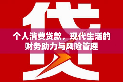 平顶山个人消费贷款，现代生活的财务助力与风险管理