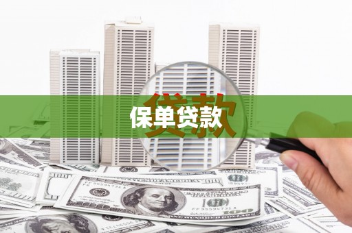 平顶山保单贷款