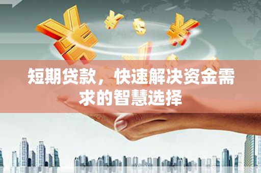 平顶山短期贷款，快速解决资金需求的智慧选择