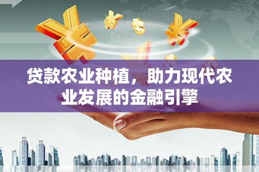 平顶山贷款农业种植，助力现代农业发展的金融引擎