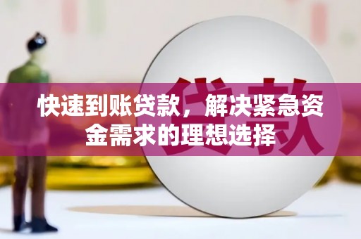 平顶山快速到账贷款，解决紧急资金需求的理想选择