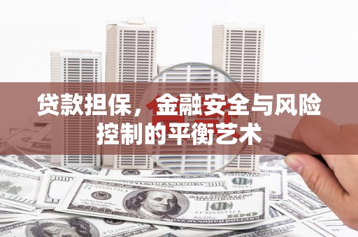 平顶山贷款担保，金融安全与风险控制的平衡艺术