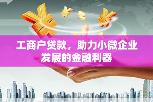 平顶山工商户贷款，助力小微企业发展的金融利器