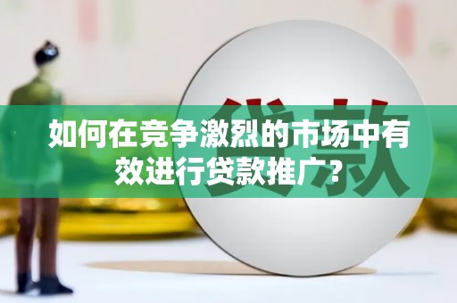 平顶山如何在竞争激烈的市场中有效进行贷款推广？