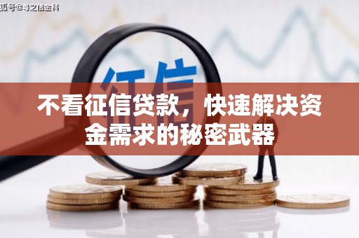 平顶山不看征信贷款，快速解决资金需求的秘密武器