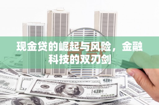 平顶山现金贷的崛起与风险，金融科技的双刃剑
