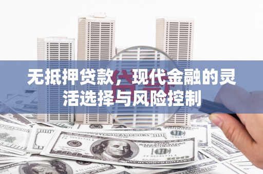 平顶山无抵押贷款，现代金融的灵活选择与风险控制