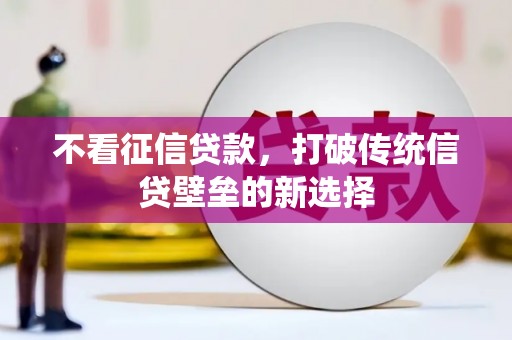 平顶山不看征信贷款，打破传统信贷壁垒的新选择