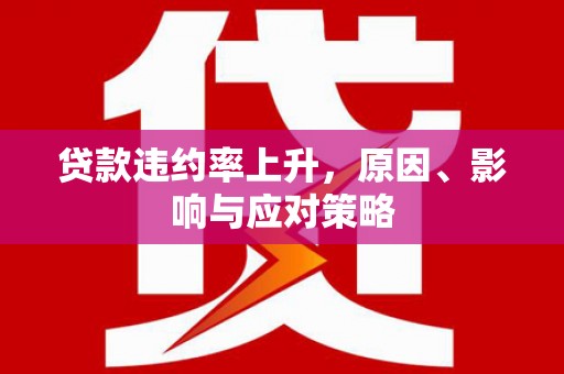 平顶山贷款违约率上升，原因、影响与应对策略