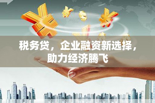 平顶山税务贷，企业融资新选择，助力经济腾飞