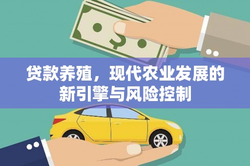 平顶山贷款养殖，现代农业发展的新引擎与风险控制