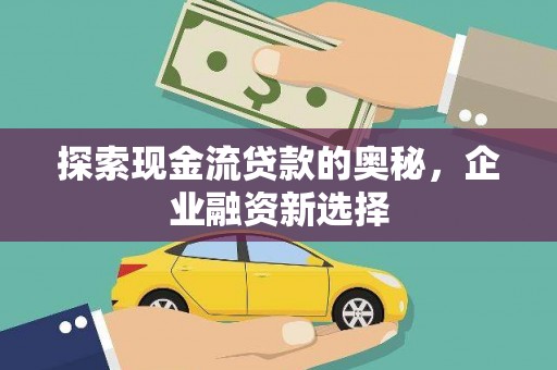 平顶山探索现金流贷款的奥秘，企业融资新选择