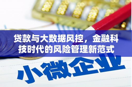平顶山贷款与大数据风控，金融科技时代的风险管理新范式