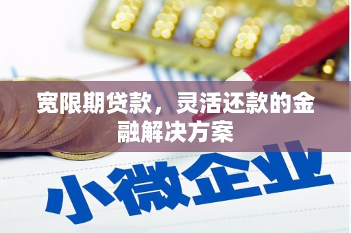 平顶山宽限期贷款，灵活还款的金融解决方案