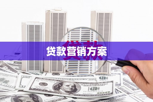 平顶山贷款营销方案