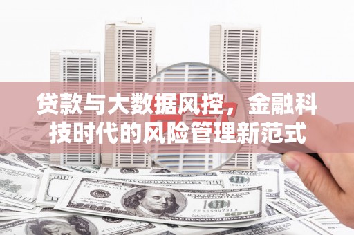 平顶山贷款与大数据风控，金融科技时代的风险管理新范式