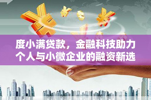 平顶山度小满贷款，金融科技助力个人与小微企业的融资新选择