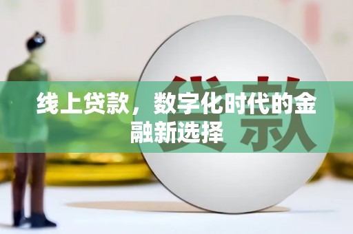 平顶山线上贷款，数字化时代的金融新选择