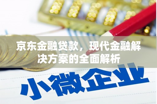 平顶山京东金融贷款，现代金融解决方案的全面解析