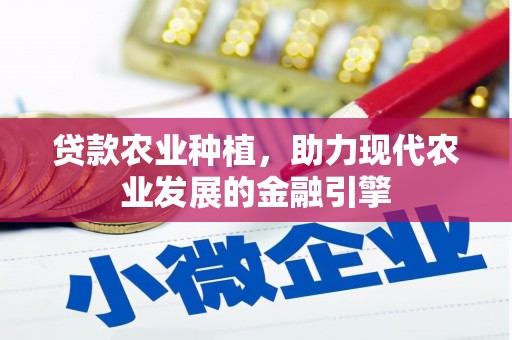 平顶山贷款农业种植，助力现代农业发展的金融引擎