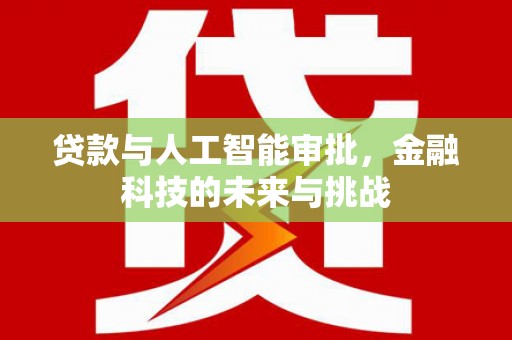 平顶山贷款与人工智能审批，金融科技的未来与挑战