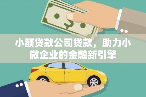 平顶山小额贷款公司贷款，助力小微企业的金融新引擎