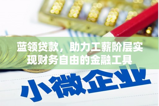 平顶山蓝领贷款，助力工薪阶层实现财务自由的金融工具
