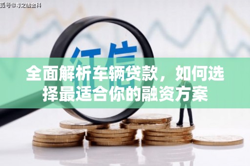 平顶山全面解析车辆贷款，如何选择最适合你的融资方案