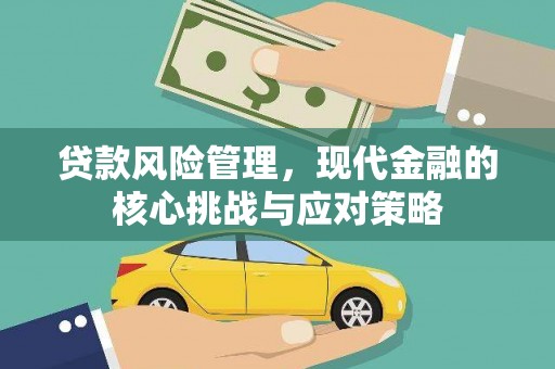 平顶山贷款风险管理，现代金融的核心挑战与应对策略