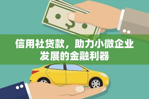 平顶山信用社贷款，助力小微企业发展的金融利器