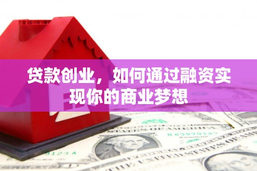 平顶山贷款创业，如何通过融资实现你的商业梦想