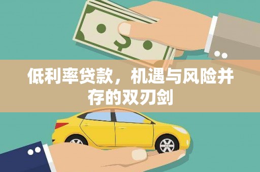 平顶山低利率贷款，机遇与风险并存的双刃剑