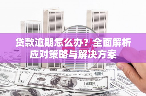 平顶山贷款逾期怎么办？全面解析应对策略与解决方案