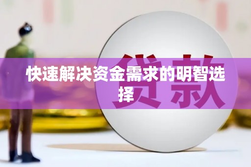 平顶山快速解决资金需求的明智选择