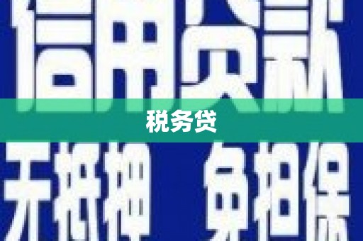平顶山税务贷